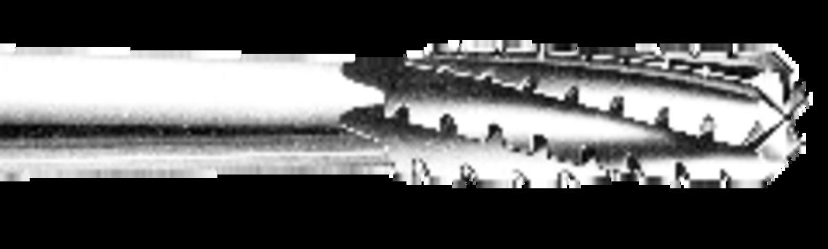 Fraise Tungstène HENRY SCHEIN - Cyl. surtaillé bout plat CA 557 010 - Blister de 10