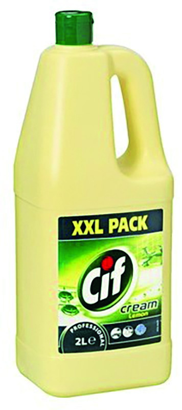 Crème Récurante - Le flacon de 2L- Citron - CIF Crème Récurante - Le flacon de 2L- Citron - CIF