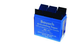 Papier à articuler 200 BAUSCH - La boîte de 300 feuilles - Bleu
