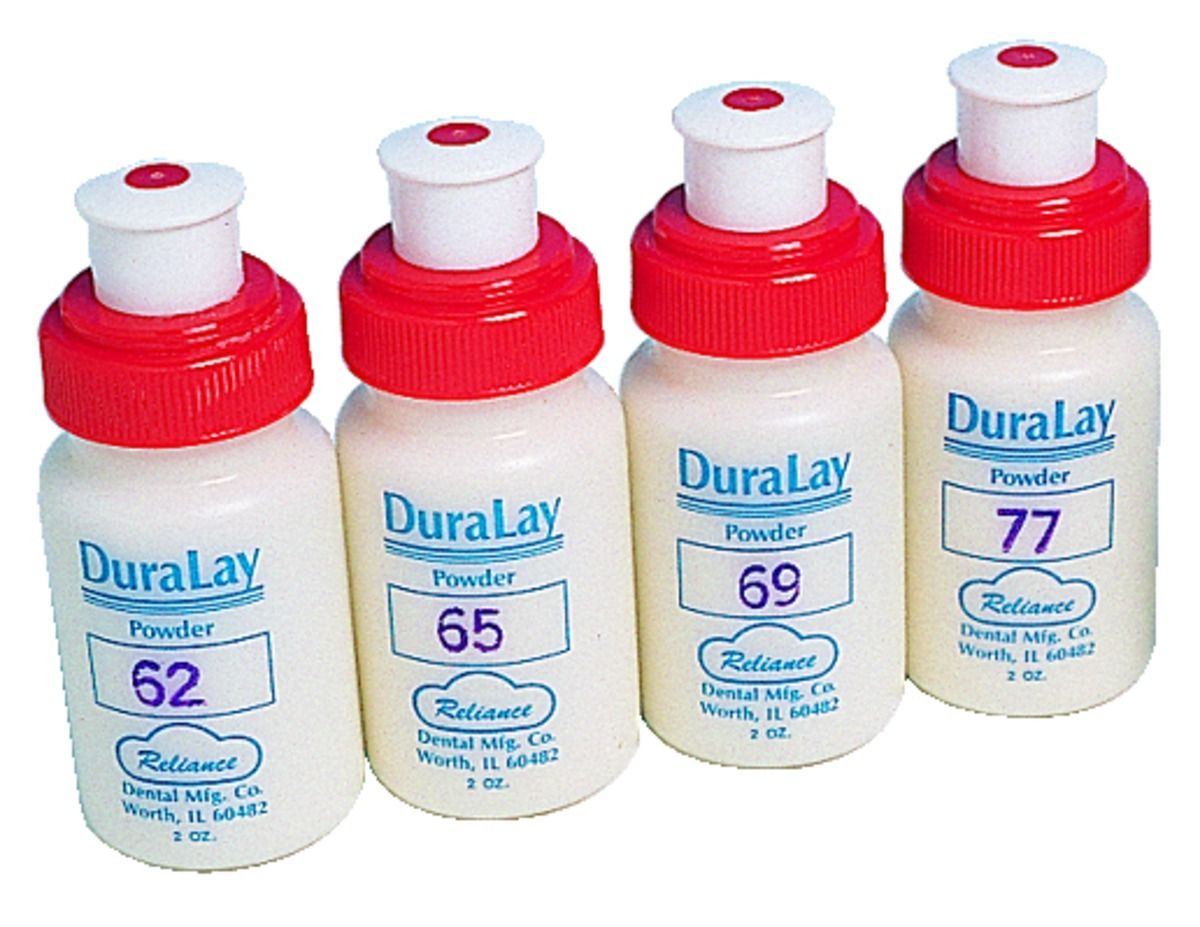 Résine Duralay RELIANCE - Poudre n°69 - Jaune - Flacon de 60g