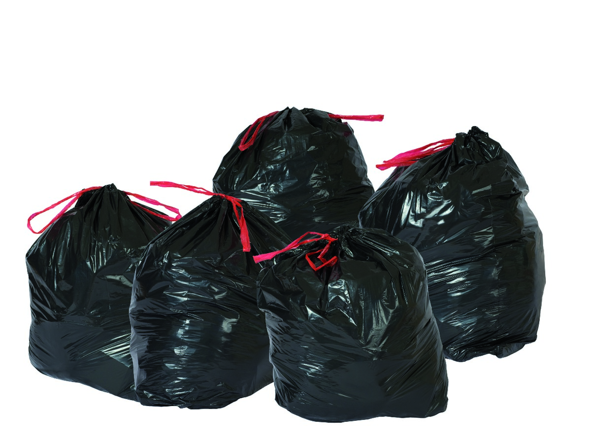 Sacs poubelles 130L/40 - Noir - Lot de 200 - BD Sacs poubelles 130L/40 - Noir - Lot de 200 - BD