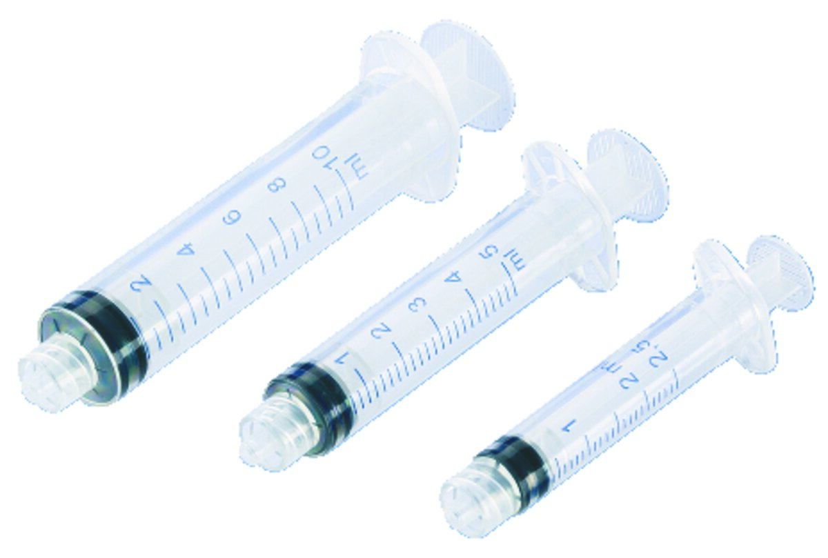 Seringues jetables HENRY SCHEIN - 5 ml Luer Lock - piston sans latex, sans PVC, non pyrogène - Boîte de 100