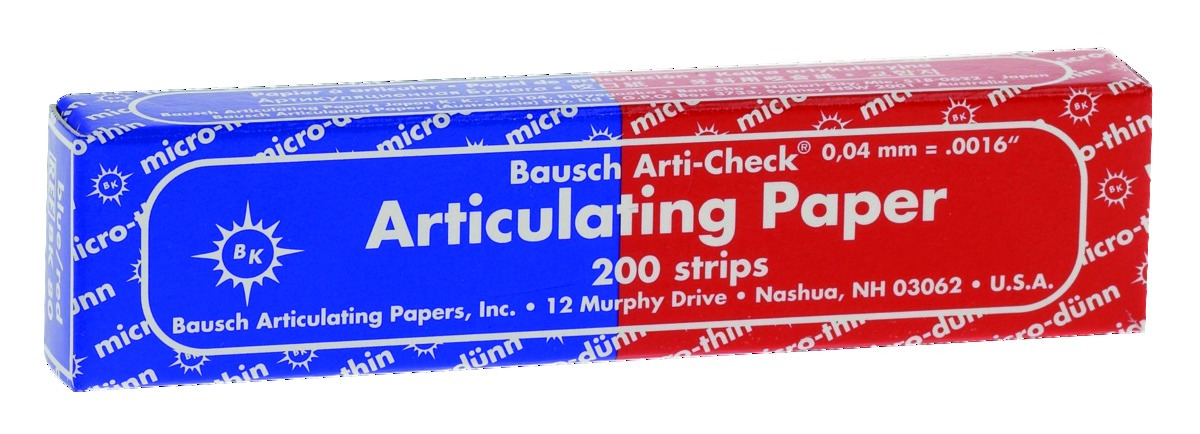 Arti-Check Micromince 40µ BAUSCH - BK80 - bleu/rouge - Carnet de 200 bandes Arti-Check Micromince 40µ BAUSCH - BK80 - bleu/rouge - Carnet de 200 bandes