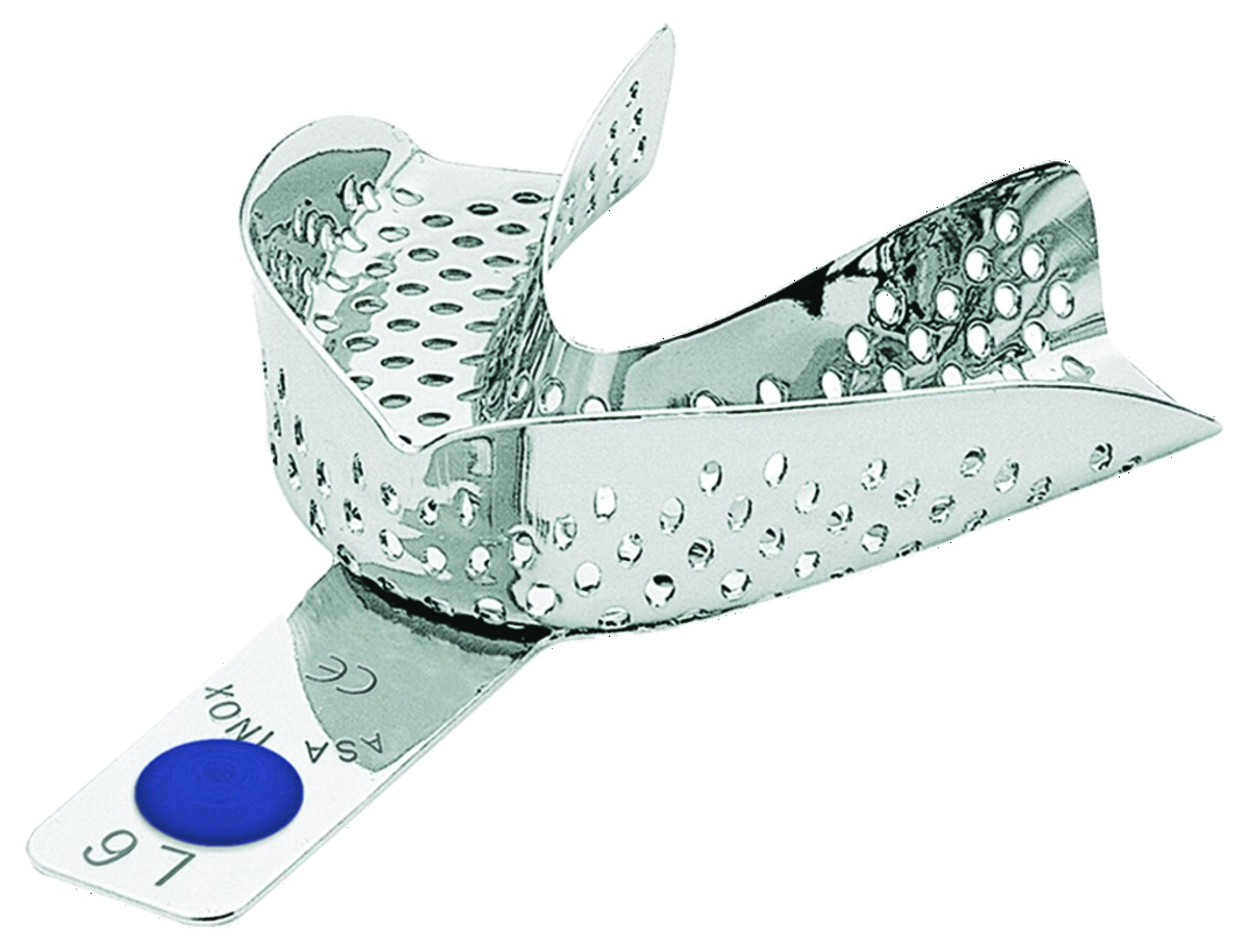 Porte-empreinte inox ASA DENTAL - XL - Bas - L6 Porte-empreinte inox ASA DENTAL - XL - Bas - L6