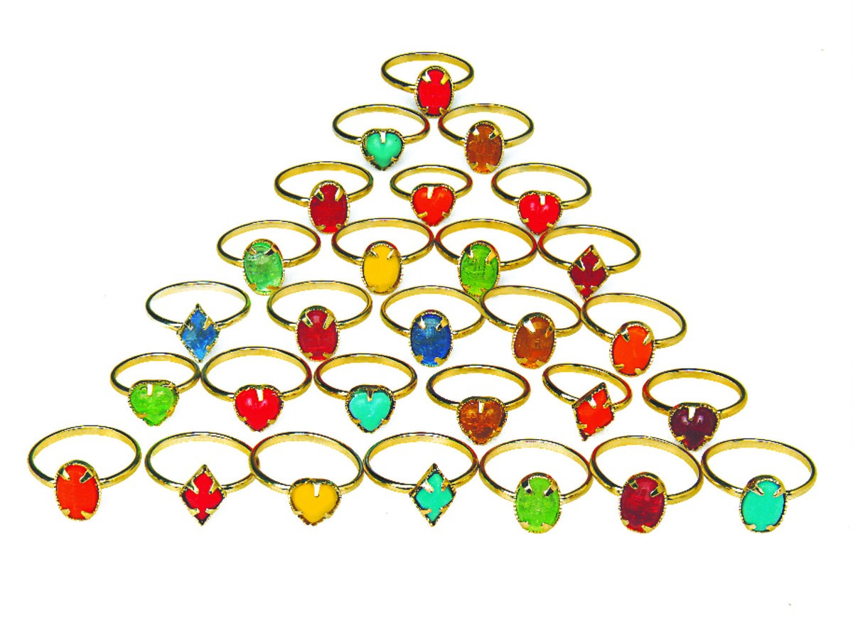 Bagues jouets HAGER & WERKEN - Lot de 100 Bagues jouets HAGER & WERKEN - Lot de 100
