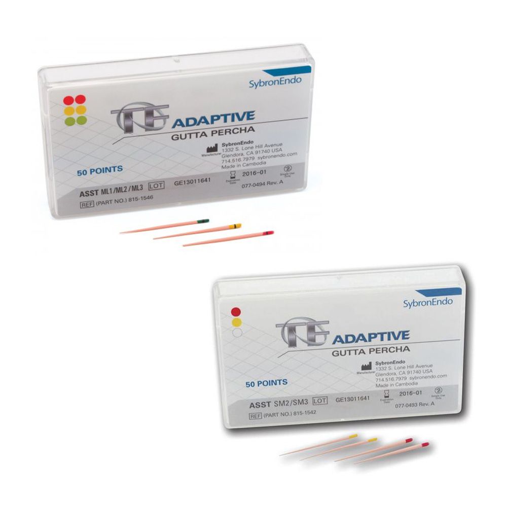 TF ADAPTIVE GUTTA PERCHA MEDIUM/LARGE VERT ML1(50) TF ADAPTIVE GUTTA PERCHA MEDIUM/LARGE VERT ML1(50)