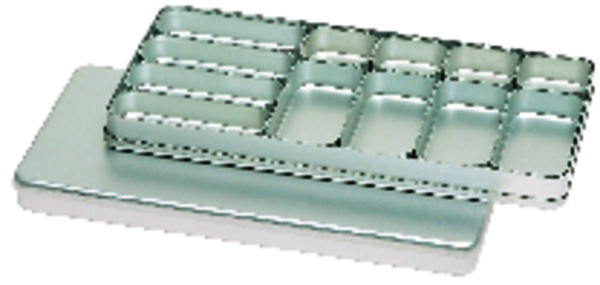 Boîtes De Pulpectomie Aluminium NICHROMINOX - 12 bassins Boîtes De Pulpectomie Aluminium NICHROMINOX - 12 bassins