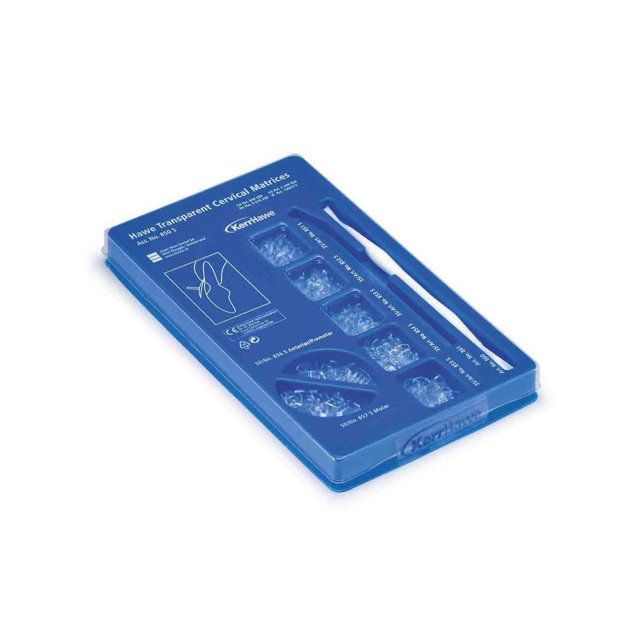 Matrices cervicales transparentes KERR - 852 S - Boîte de 150 Matrices cervicales transparentes KERR - 852 S - Boîte de 150