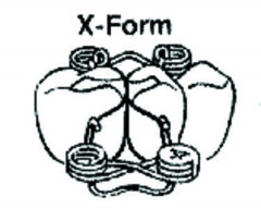Matrices de WALSER - Forme X - n° 1 - Boîte de 5