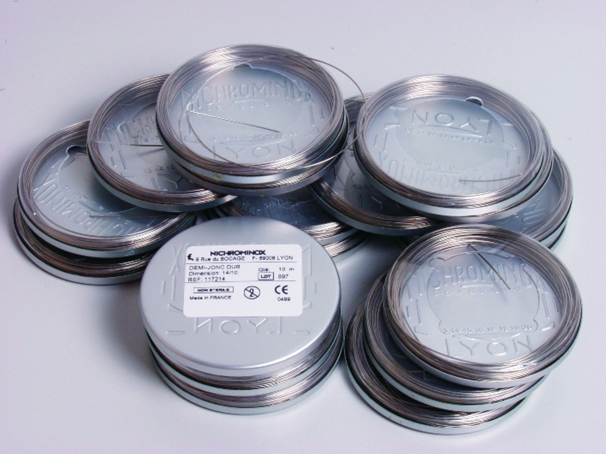 Fils NICHROMINOX - Le rouleau de 10 m - Jonc dur - 4/10ème 