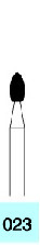 Fraise tungstène HORICO - H73E - 277 190 - 023 mm - L'unité