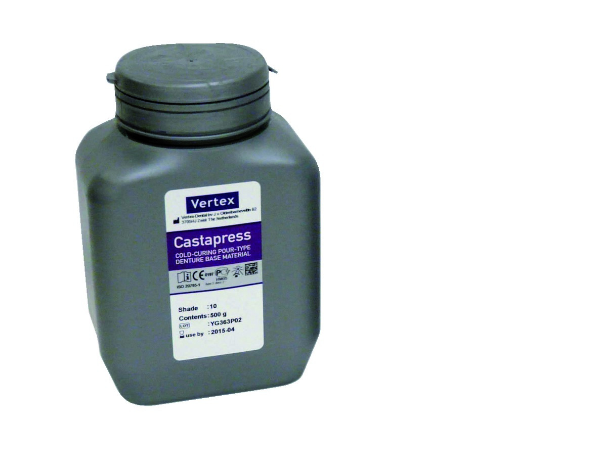 Castapress VERTEX - La poudre de 500 g - Rose veiné n°10