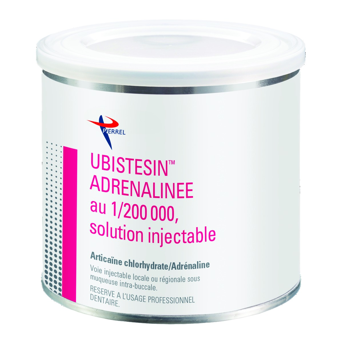Ubistesin Pierrel  - 1/200 000 - Boîte de 50  Ubistesin Pierrel  - 1/200 000 - Boîte de 50