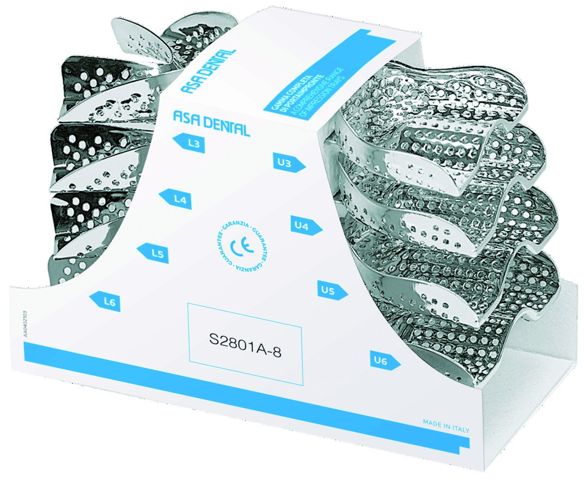 Coffret de porte-empreintes Inox ASA DENTAL