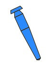 Tenons Empreinte Retentifs STABYL - Bleus - X2  - Ret 10.5 - par 12 Tenons Empreinte Retentifs STABYL - Bleus - X2  - Ret 10.5 - par 12
