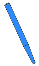 Tenons Cylindro-Coniques Empreintes STABYL - Bleus - X2E - par 12 Tenons Cylindro-Coniques Empreintes STABYL - Bleus - X2E - par 12