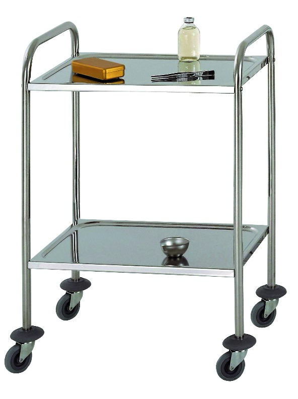 Guéridons 2 plateaux inox AGENCINOX Guéridons 2 plateaux inox AGENCINOX