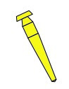 Tenons Empreintes Retentifs STABYL - Jaunes - X1 Ret 9.5 - par 12 Tenons Empreintes Retentifs STABYL - Jaunes - X1 Ret 9.5 - par 12