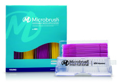 Microbrush Plus MICROBRUSH - Fine - Lot de 4x100 applicateurs + distributeur
