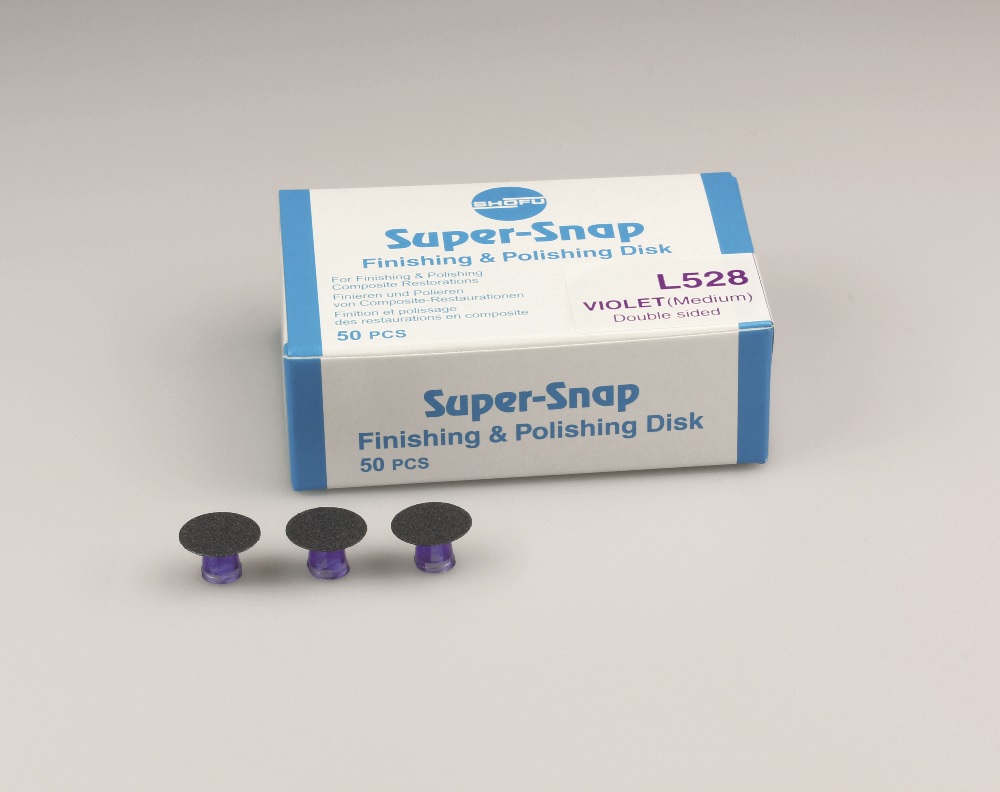 Super Snap SHOFU - Grain Moyen - Finition Double face - Boîte de 50 Super Snap SHOFU - Grain Moyen - Finition Double face - Boîte de 50