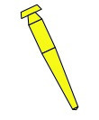 Tenons Empreintes Retentifs STABYL - Jaunes - X1 - Ret 11.0 - par 12 Tenons Empreintes Retentifs STABYL - Jaunes - X1 - Ret 11.0 - par 12