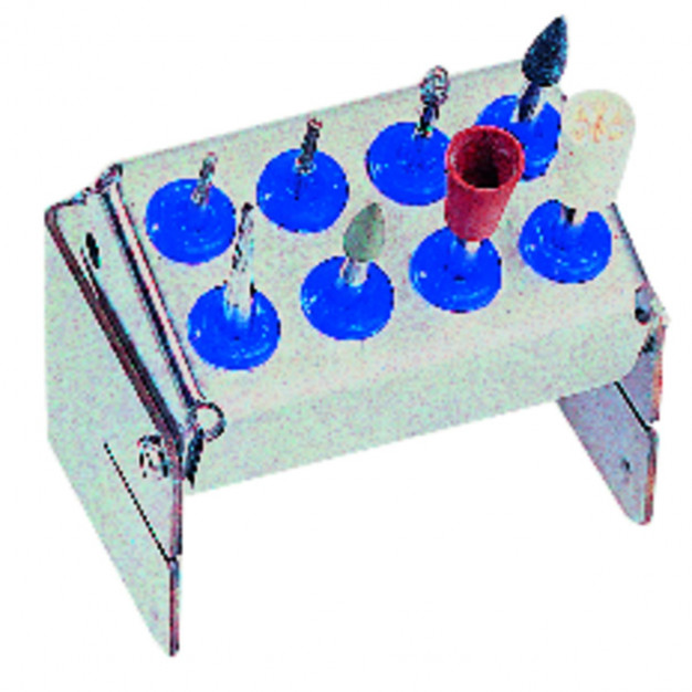Porte-fraises Plug'in NICRHOMINOX - 8 perforations - Bleu Porte-fraises Plug'in NICRHOMINOX - 8 perforations - Bleu