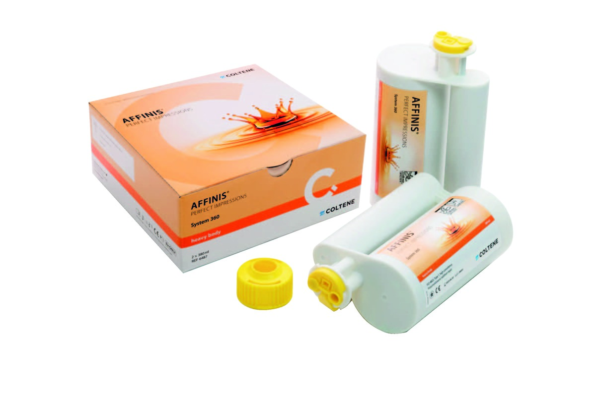 Affinis System 360 COLTENE - Heavy - Cartouche de 380ml - Boîte de 2 avec 1 bague
