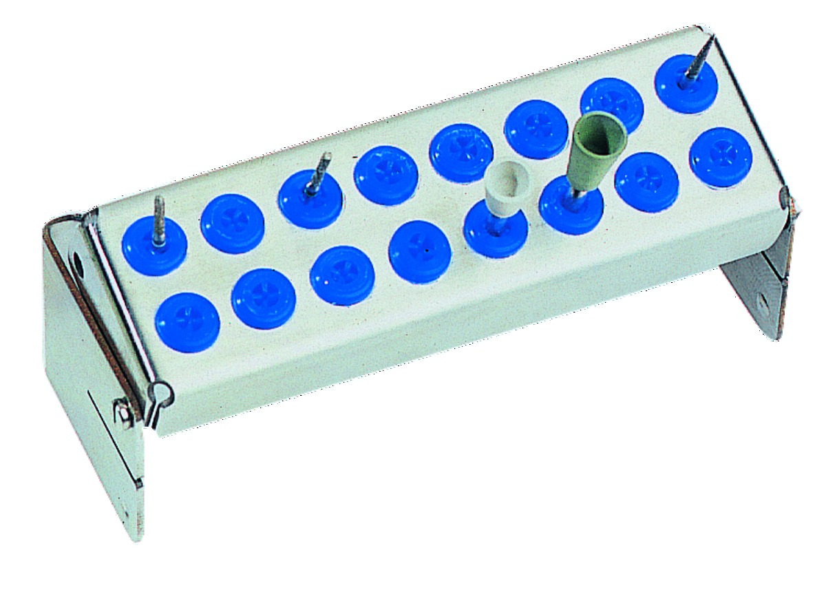 Porte-fraises Plug'in NICRHOMINOX - 16 perforations - Bleu Porte-fraises Plug'in NICRHOMINOX - 16 perforations - Bleu