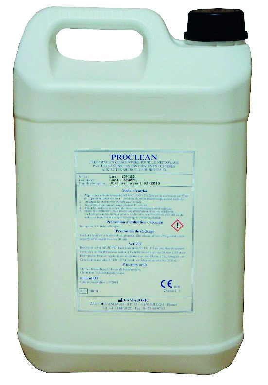 Proclean GAMASONIC - Bidon de 5L Proclean GAMASONIC - Bidon de 5L