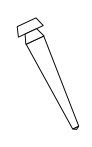 Tenons Empreintes Retentifs STABYL - Blancs - 1 Ret 10.5 - par 12 Tenons Empreintes Retentifs STABYL - Blancs - 1 Ret 10.5 - par 12