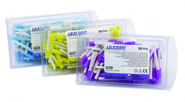 Canules d'irrigation Endoneedle ELSODENT - G 23 - Bleu - Boîte de 30 Canules d'irrigation Endoneedle ELSODENT - G 23 - Bleu - Boîte de 30