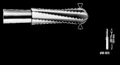 Fraise Transmétal DENTSPLY SIRONA - Cylindrique FG 25mm 153 012 - Boîte de 5