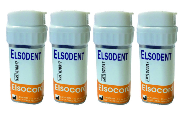 Elsocord ELSODENT - n°00 - Flacon fil de 260cm Elsocord ELSODENT - n°00 - Flacon fil de 260cm
