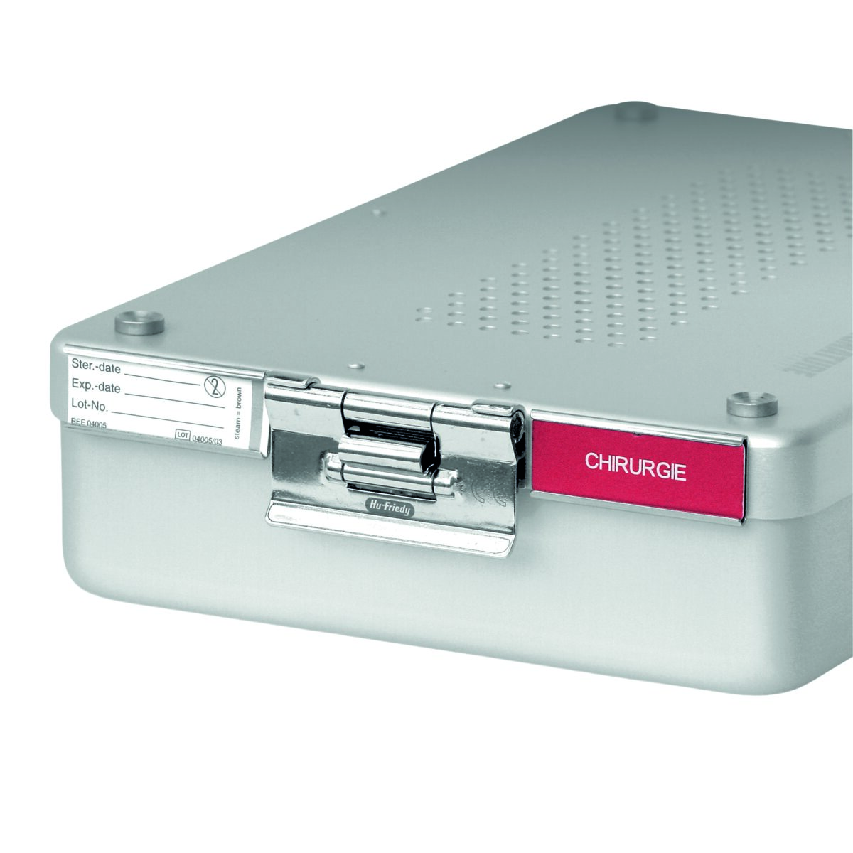 Etiquettes pour container - rouge - lot de 2 - Hu Friedy 