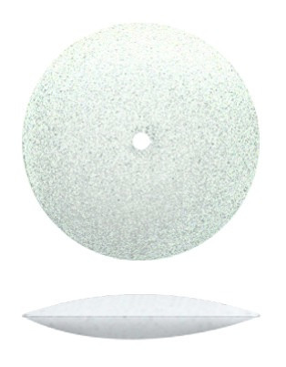 Polissoirs silicone DEDECO - Lentille - Gros grain 7509 - La boîte de 12