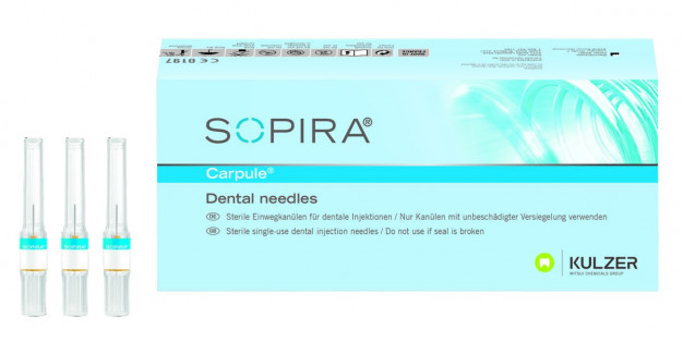 Aiguilles Sopira Tronculaires KULZER - 27g - 0,4x38mm - Boîte de 100 Aiguilles Sopira Tronculaires KULZER - 27g - 0,4x38mm - Boîte de 100