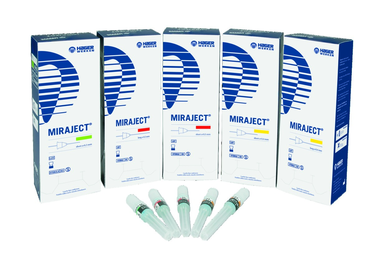 Miraject aiguille injection 27G 0,4 x 21mm - 254203 - HAGER & WERKEN Miraject aiguille injection 27G 0,4 x 21mm - 254203 - HAGER & WERKEN
