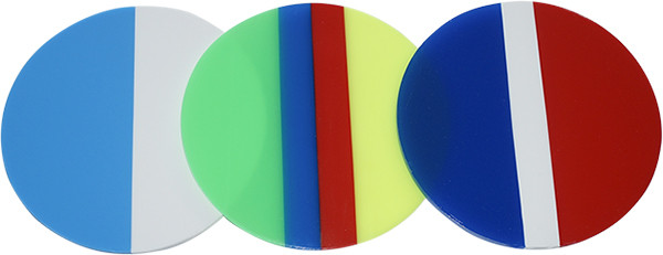 Erkoflex multicolore 4x125mm bleu cl./blanc/bleu cl. ERKODENT