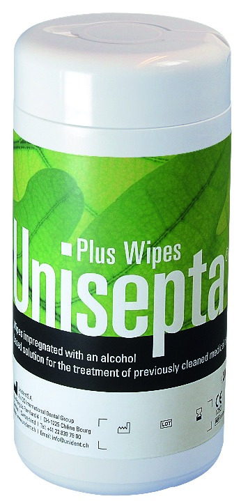Unisepta Plus Wipes UNIDENT - Boîte de 150 unités Unisepta Plus Wipes UNIDENT - Boîte de 150 unités