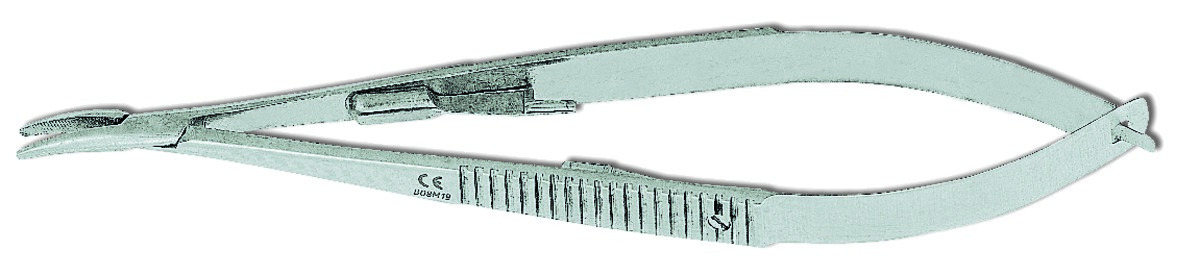 Porte-aiguilles DERBY - Castroviejo - courbe - 14cm Porte-aiguilles DERBY - Castroviejo - courbe - 14cm
