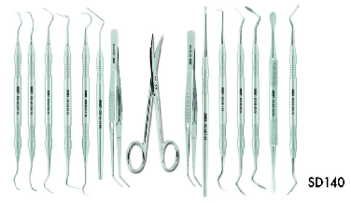 Trousse de parodontologie DERBY - 15 instruments Trousse de parodontologie DERBY - 15 instruments