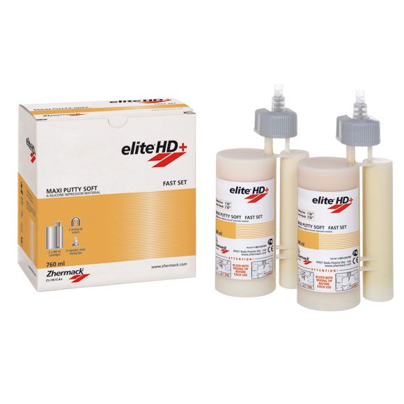Elite HD+ ZHERMACK - Maxi Putty Soft - Prise rapide - Coffret de 6x380ml Elite HD+ ZHERMACK - Maxi Putty Soft - Prise rapide - Coffret de 6x380ml