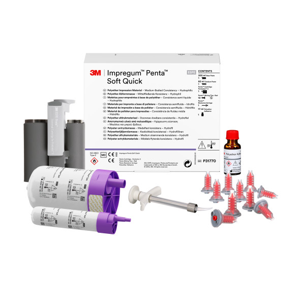 Impregum Penta Soft Quick 3M - pour Pentamix 3 - Kit de démarrage Impregum Penta Soft Quick 3M - pour Pentamix 3 - Kit de démarrage