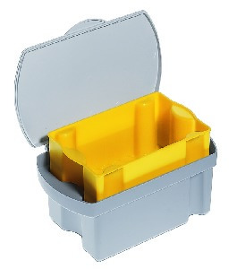 Hygobox anthracite + tamis jaune DURR DENTAL Hygobox anthracite + tamis jaune DURR DENTAL