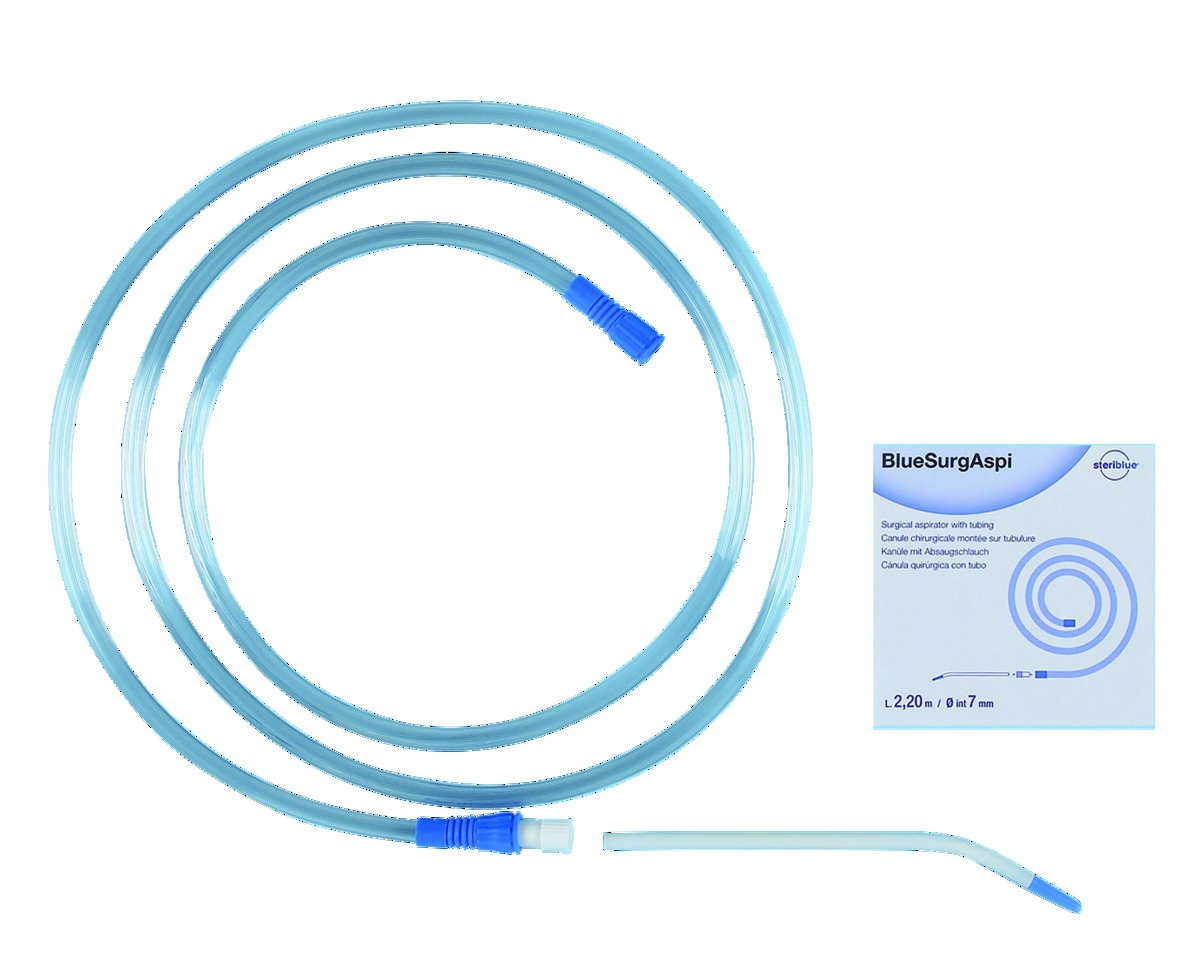 Canule montée sur tubulure stérile - boite de 10- Steriblue Canule montée sur tubulure stérile - boite de 10- Steriblue