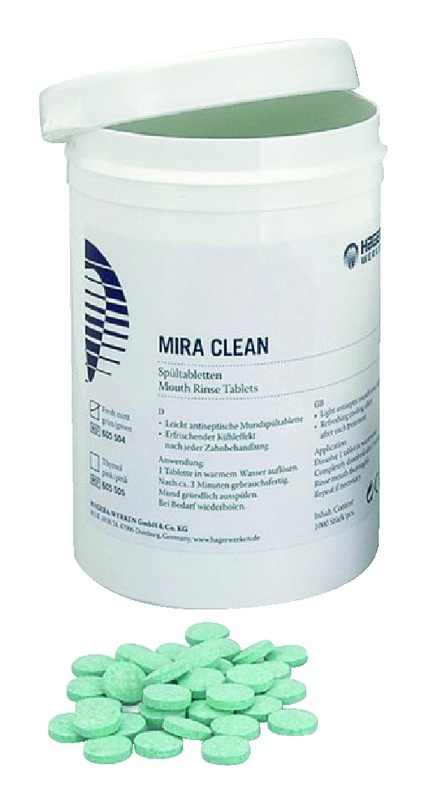 Miraclean - Comprimés dentifrice - Vert - Hager