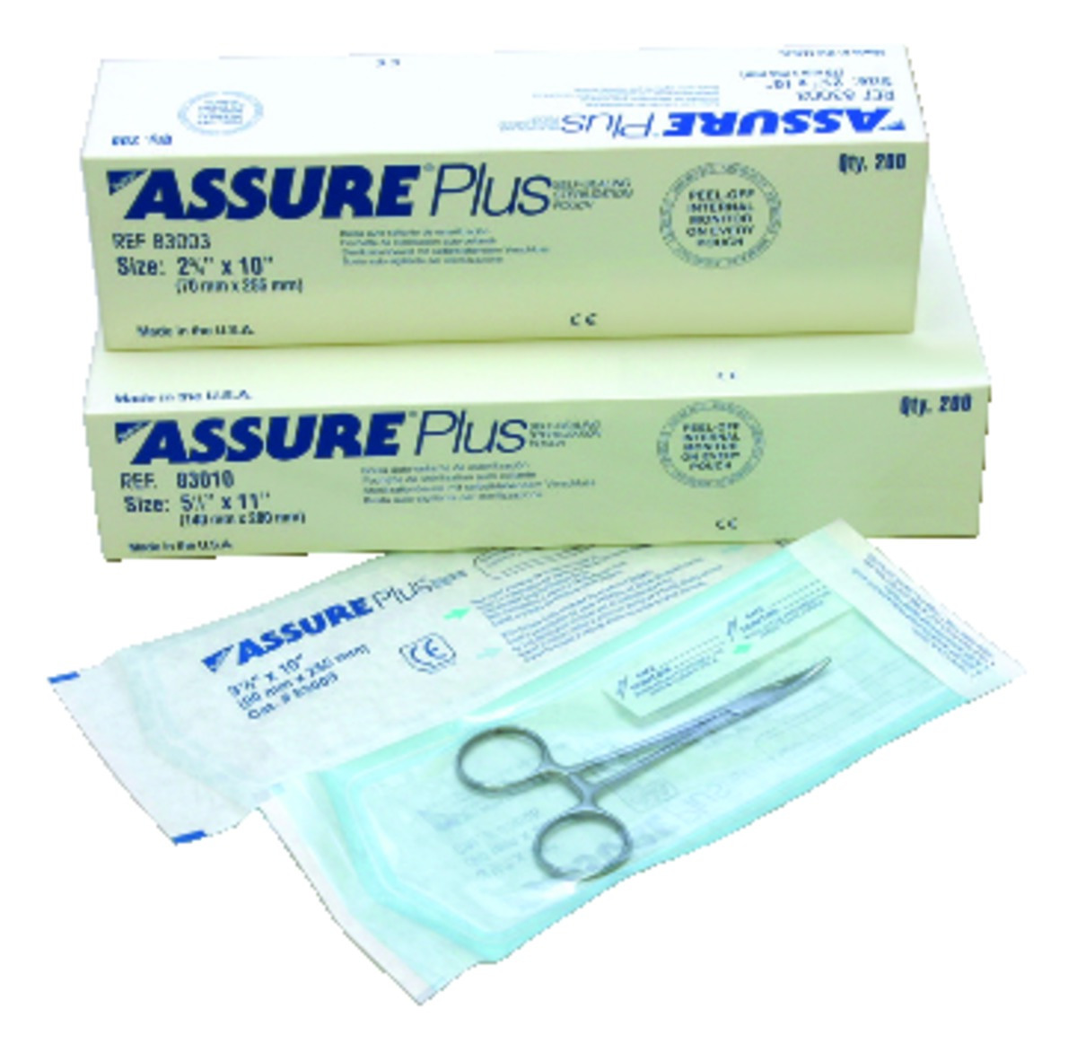 Sachets de stérilisation Assure Plus SULTAN - 85x165m - Boîte de 200 Sachets de stérilisation Assure Plus SULTAN - 85x165m - Boîte de 200