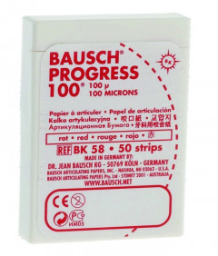 Progress Bandes Prédécoupées BAUSCH - BK58 - rouge - Boîte de 50