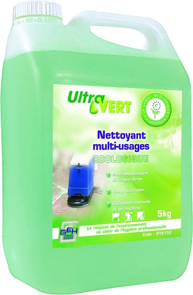Nettoyant Multi-Usages ULTRAVERT - Bidon de 5L Nettoyant Multi-Usages ULTRAVERT - Bidon de 5L