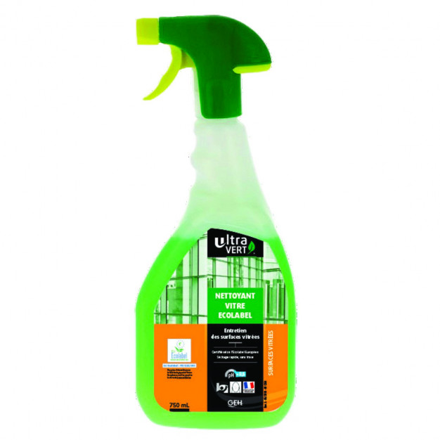 Nettoyant vitres - Flacon - 750mL - Ultravert Nettoyant vitres - Flacon - 750mL - Ultravert